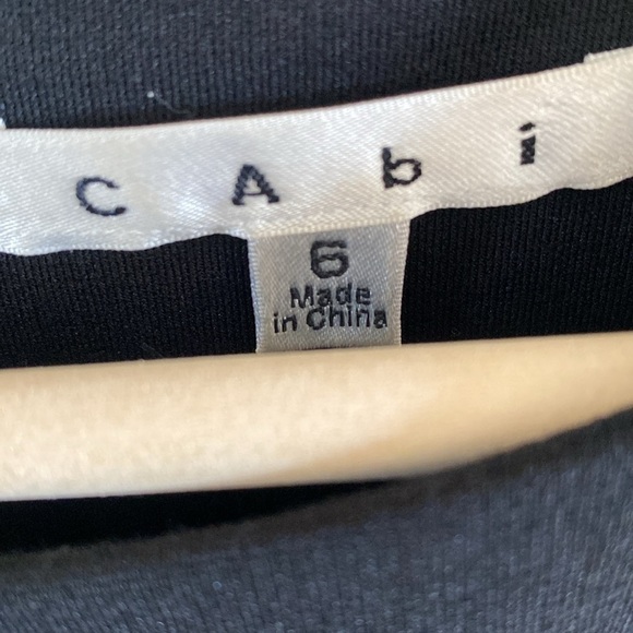 CAbi 224 Sleeveless Black Ponte Uptown Knit Top Size 6 - Picture 4 of 10